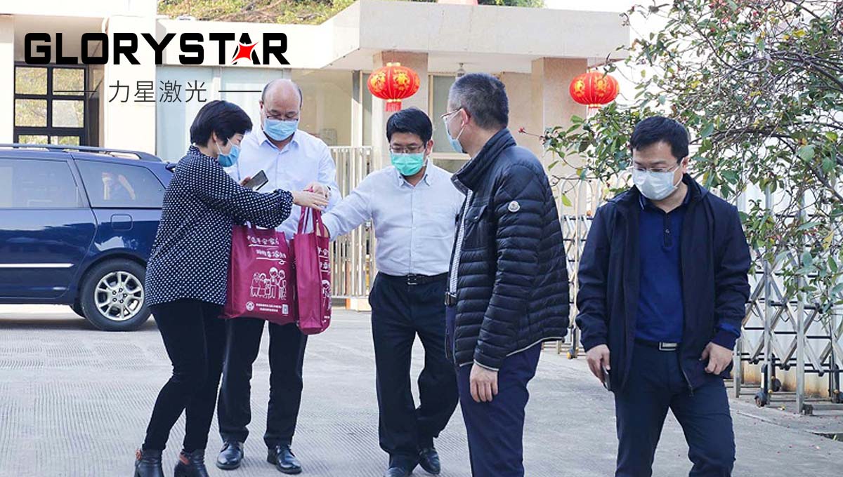 戰(zhàn)疫快報|東城街道黨委書記劉林宏等領(lǐng)導(dǎo)蒞臨力星激光
