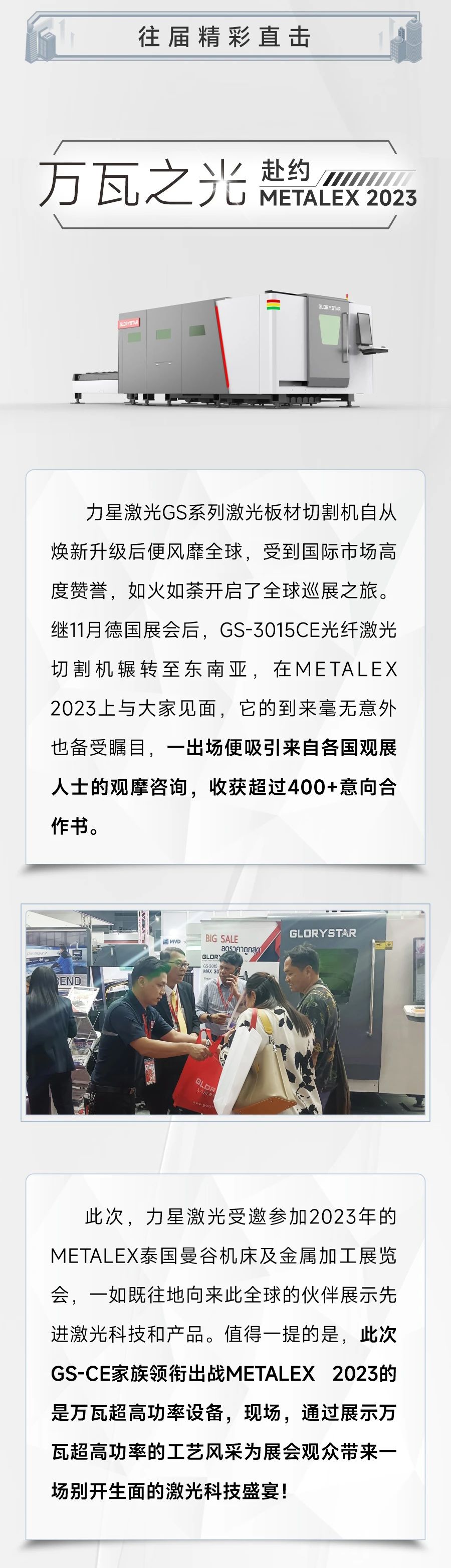 2023再出征！力星激光攜萬瓦設備亮相METALEX泰國曼谷機床及金屬加工展！