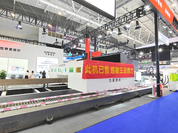 NS-12020H 型鋼激光二次加工自動化線首發(fā)成功，火爆熱銷！