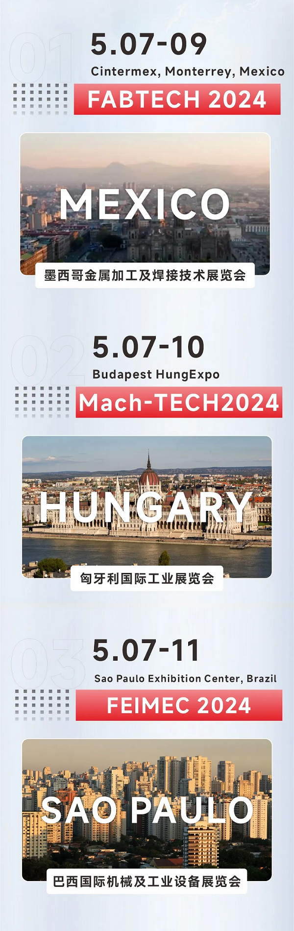 全球閃耀！力星激光5月國際展會一覽