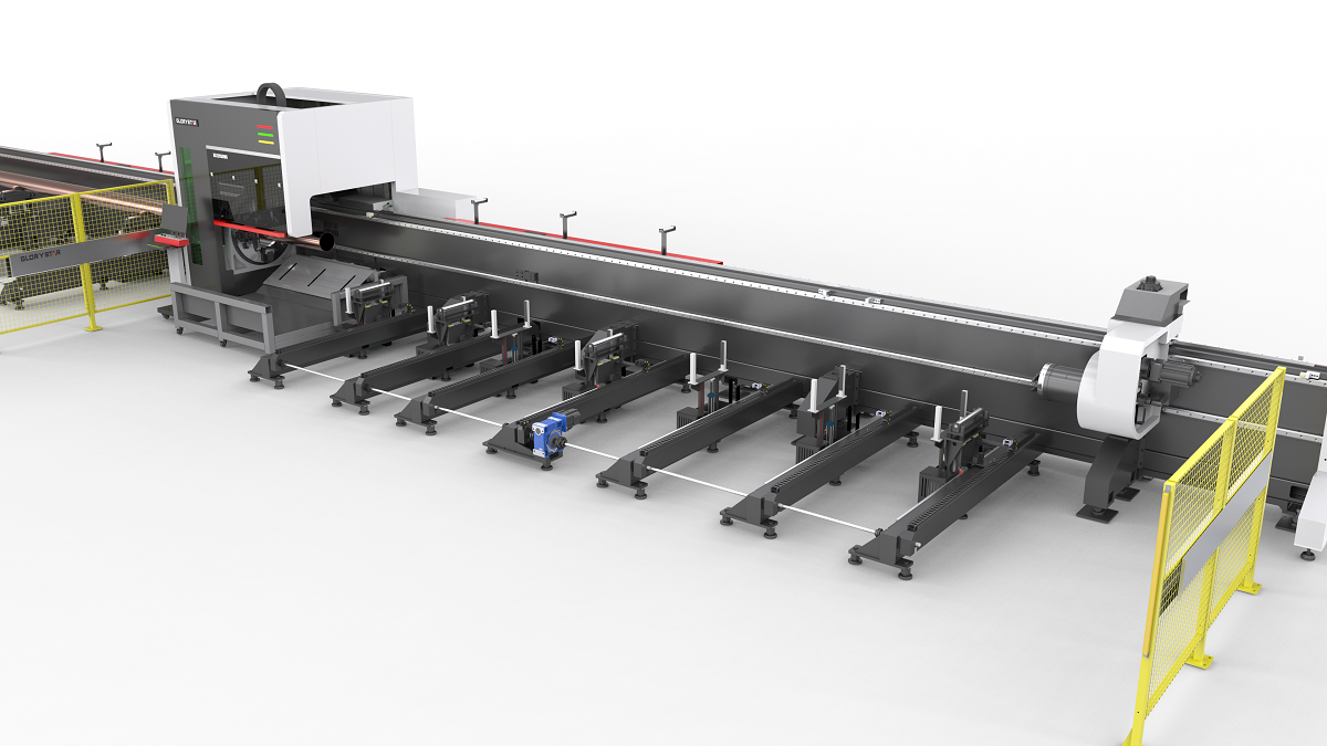 ?? 三卡盤重型激光管材切割機(jī) ?? 三卡盤重型激光管材切割機(jī)