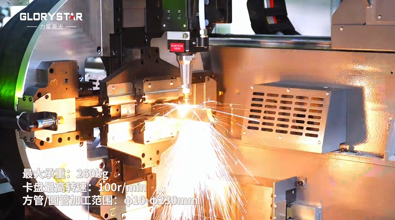 6000瓦雙卡盤激光切管機(jī),高效率,高精度,高品質(zhì) 6000瓦雙卡盤激光切管機(jī),高效率,高精度,高品質(zhì)